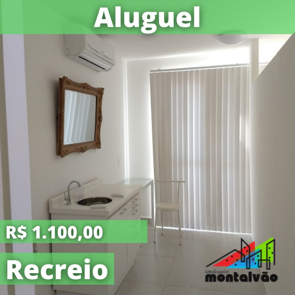 RECREIO, Sala comercial prontinha para consultório, 28m2