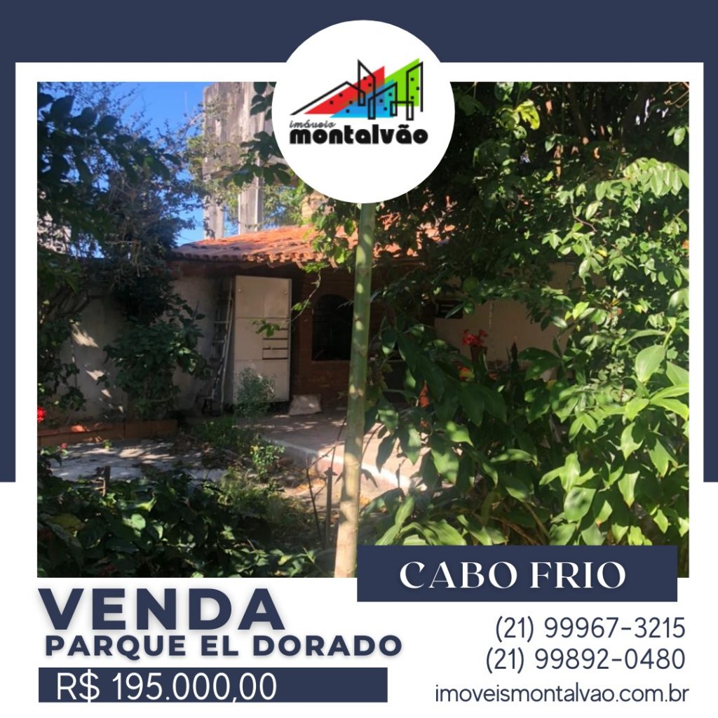 CABO FRIO, Oportunidade Única! Casa no Parque Eldorado