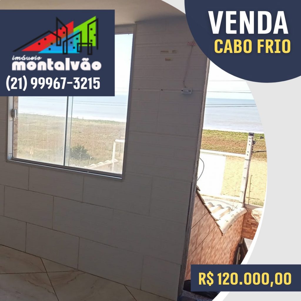 TAMOIOS, CABO FRIO, LOFT FRENTE MAR. ACEITA PROPOSTA!