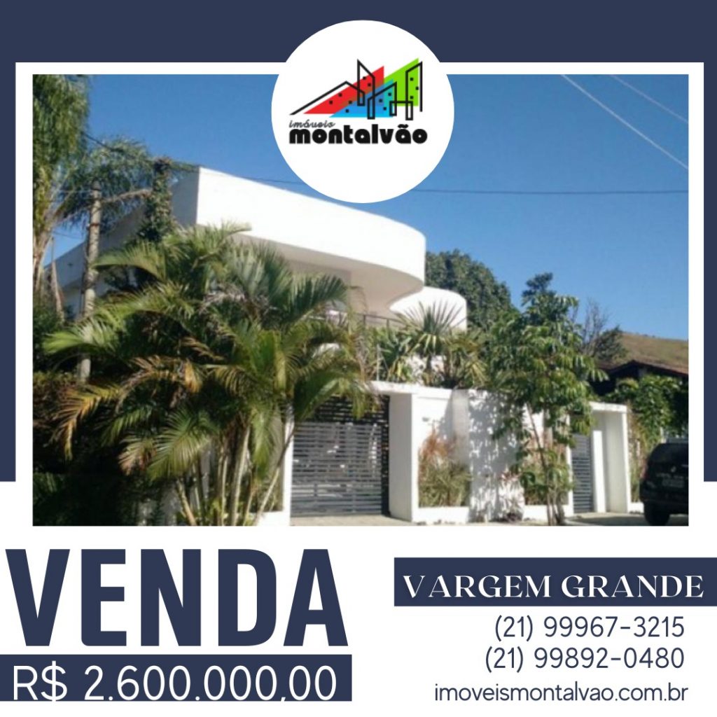 VARGEM GRANDE, CASA DE 500M2,  2.200K!